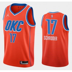 Oklahoma City Thunder Dennis Schroder 17 Jordan Brand 2020-2021 Statement Edition Miesten Pelipaidat Swingman